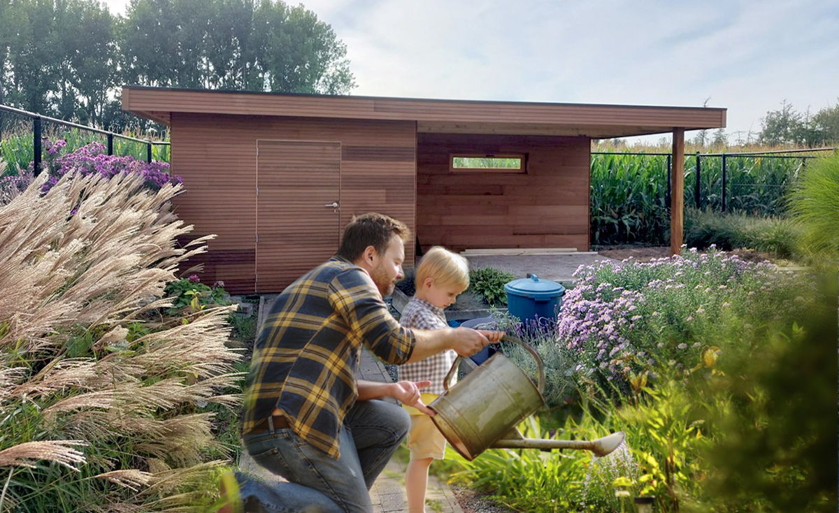 Tuinhuis LuxelineModern intro Christiaens Yvan
